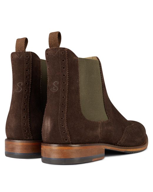 Oliver Sweeney Brown Portrush Chelsea Boots for men