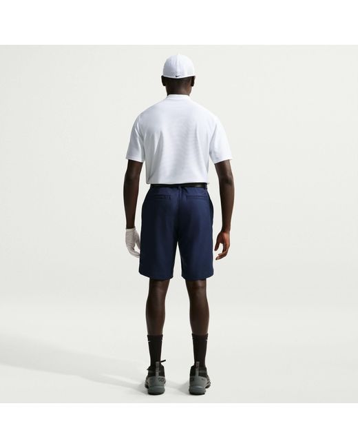 Nike White Velocity Dri-Fit Blade Collar Golf Polo for men