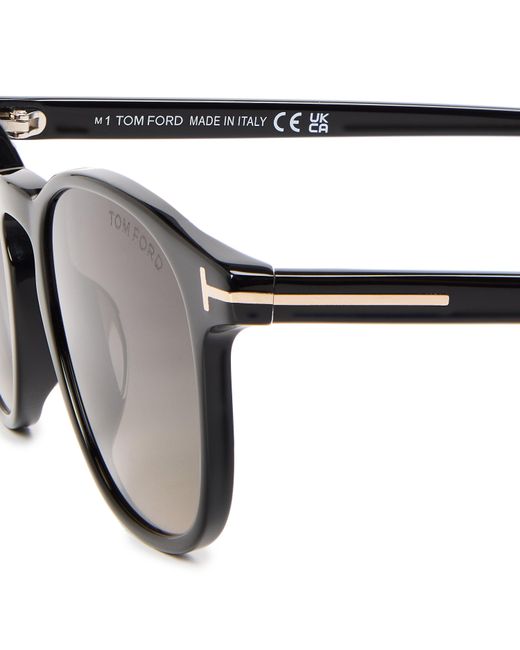 Tom Ford Gray Holt Round Sunglasses for men