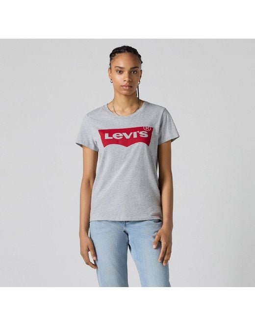 Levi's White The Perfect Tee Core Batwing T