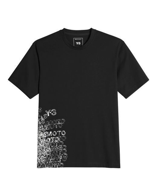 Y-3 Black Gfx T-Shirt for men