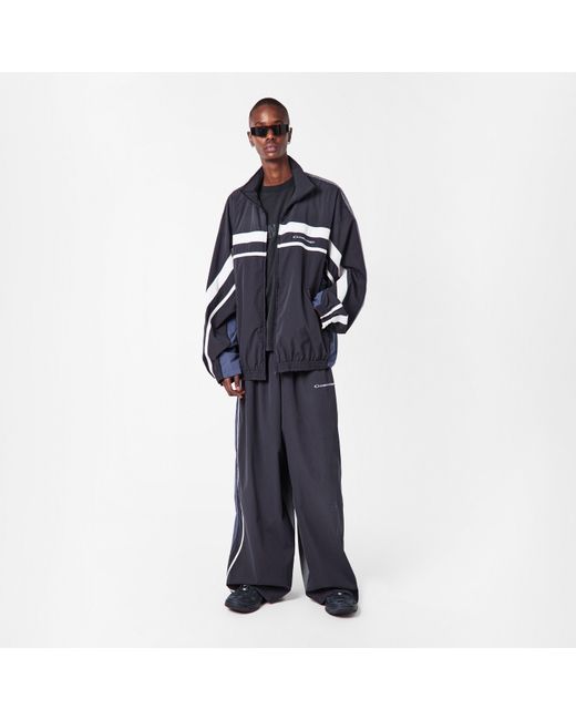 Balenciaga Blue Technical Fabric Tracksuit Top for men