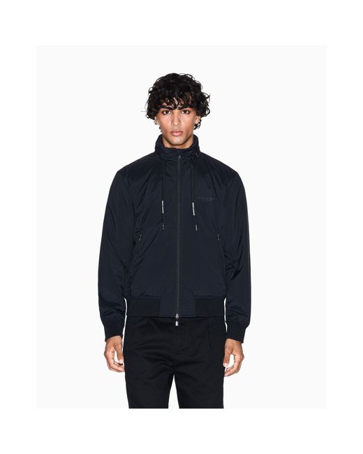 ARMANI EXCHANGE Blue Blouson Jacket for men