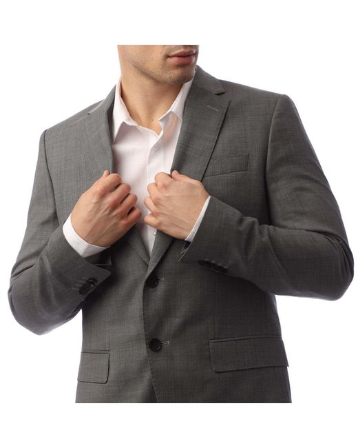 Boss Gray Precision Tailored Suits for men