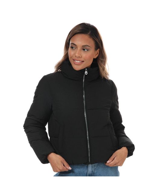 ONLY Black Dolly Short Puffer Jacket