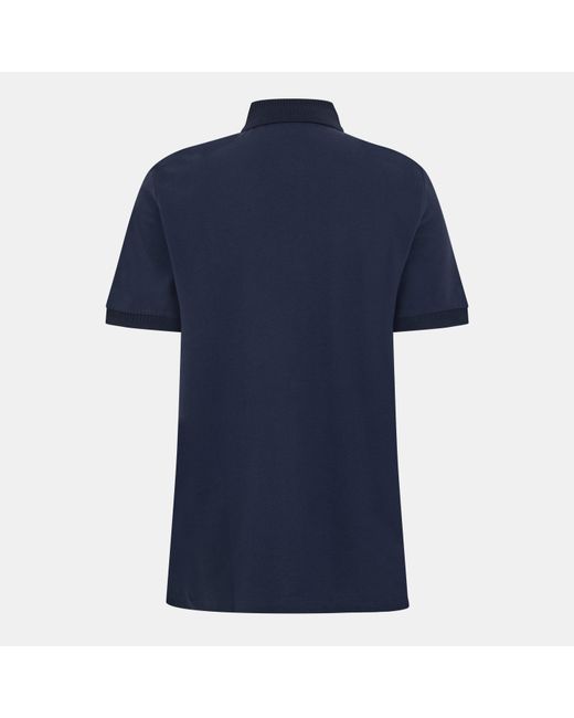 HUGO Blue Short Sleeve Breathable Stretch Polo Shirt for men