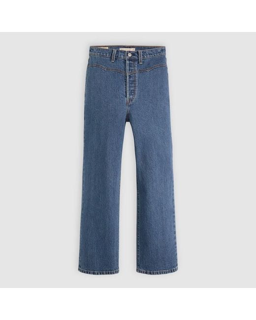 Levi's Blue Ribcage Straig