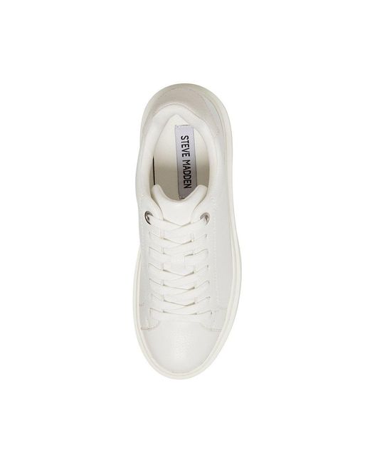 Steve Madden White Catcher2.0 Low-Top Trainers
