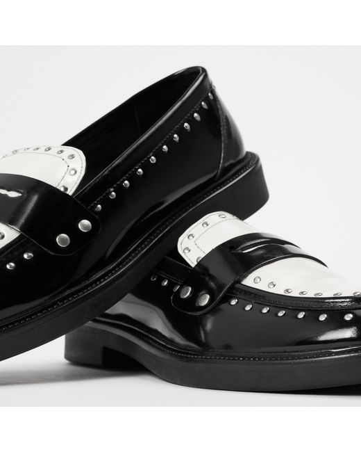 Steve Madden Black Harloe Flat Mules