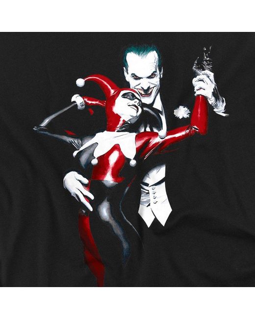 The Batman Black Joker & Harley Cotton T-Shirt for men