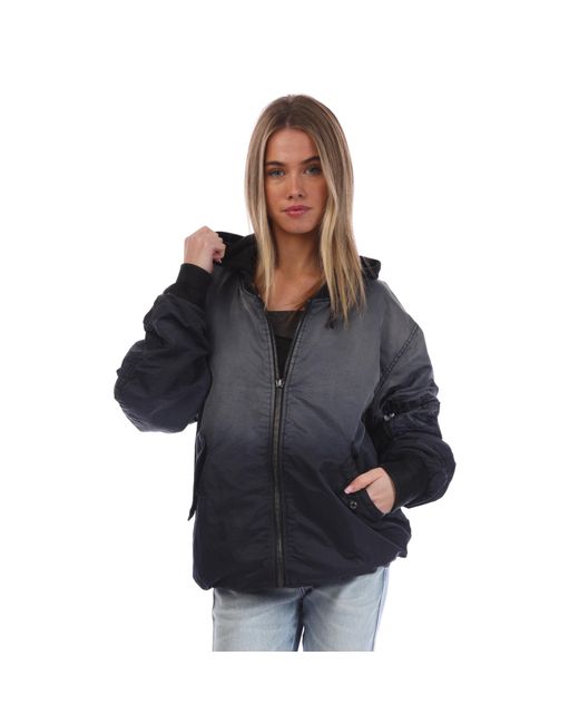 DIESEL Blue J-Common Bomber Jacket