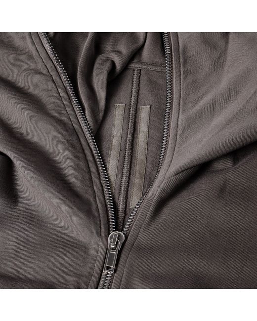 Rick Owens Gray Mountain Zip Hoodie for men
