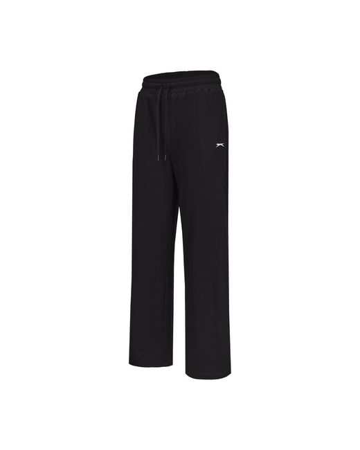 Slazenger 1881 Black Fleece Jogging Bottoms