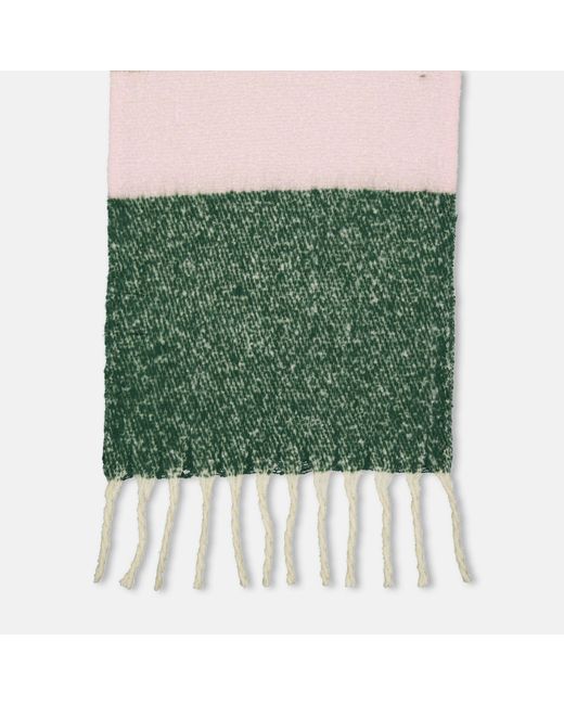 Pieces Green Midweight Scarf