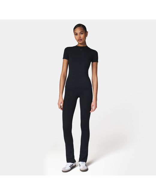 The Couture Club Black Sculpting Stretch Emblem Baby T-Shirt