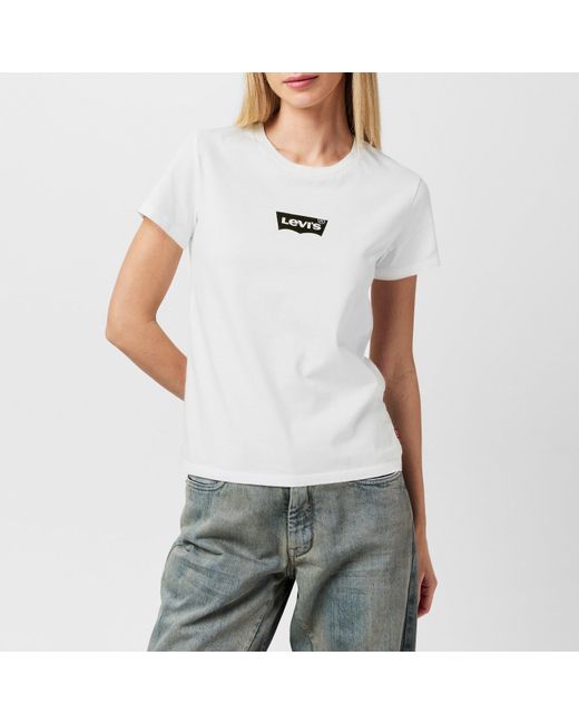Levi's White Print T-Shirt