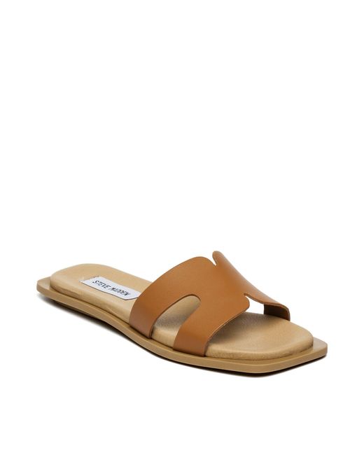 Steve Madden Brown Flat Sandals