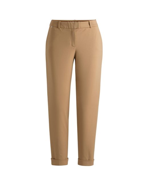 Boss Natural Tobaluka9 Straight Trousers