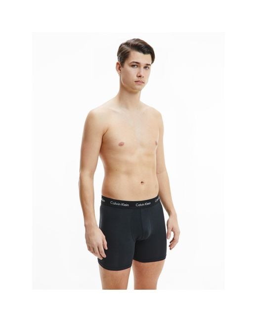 Calvin Klein Black Calvinklein 3 Pack Boxer Briefs for men