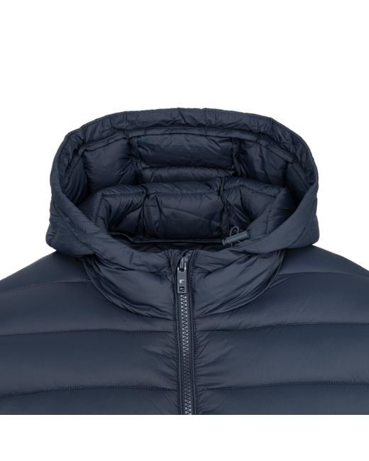 SoulCal & Co California Blue Micro Bubble Hooded Jacket for men