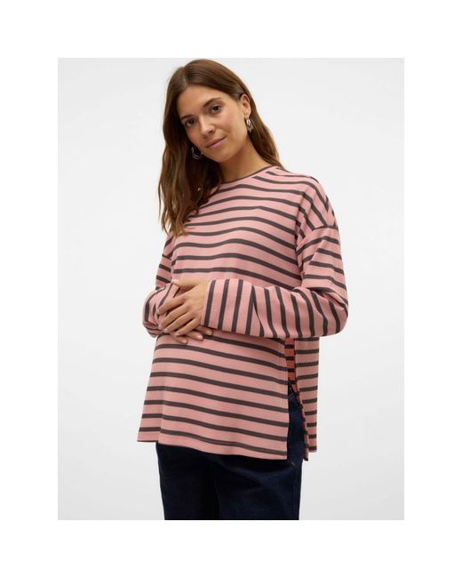 Mama.licious Multicolor Mama Long-Sleeve Regular Fit T-Shirt