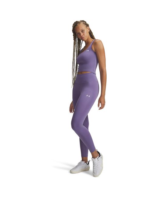 Under Armour Purple Motion Ankle Gym Legging