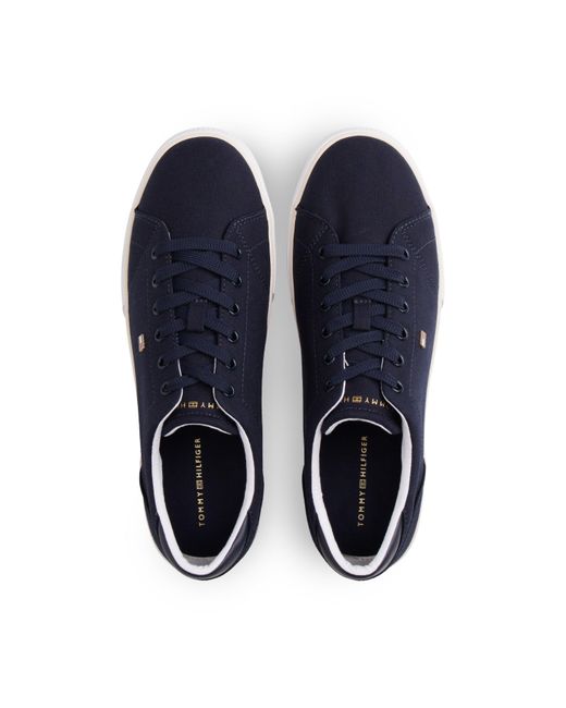 Tommy Hilfiger Blue Low-Top Trainers