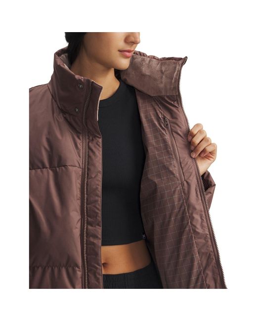 Under Armour Gray Limitless Puffer Down Jacket