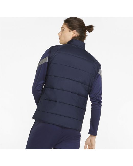 PUMA Blue Teamliga Vest Jacket Gilet for men