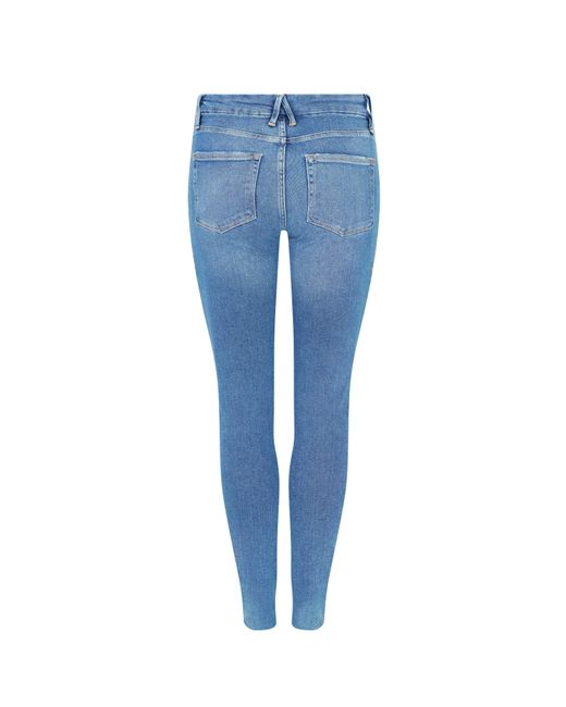 GOOD AMERICAN Blue Legs High Rise Stretchy Denim Skinny Jeans