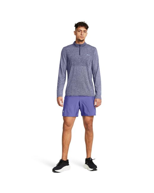 Under Armour Blue Ua Launch 7In Shorts for men