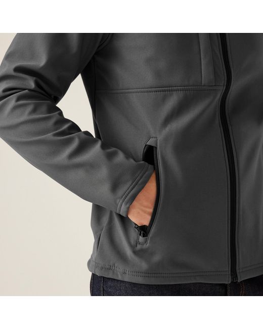 Regatta Gray Octagon Ii Printable 3 Layer Jacket for men