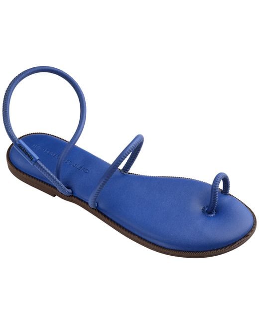 Havaianas Blue Una Sandl Flip Flops