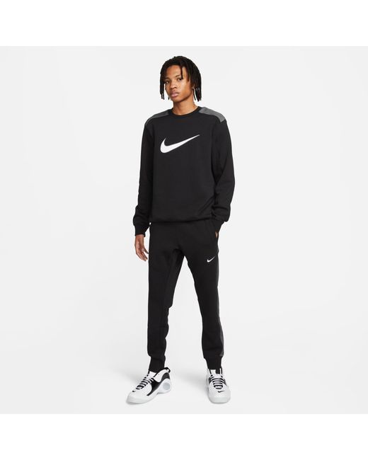 Nike Black Nsw Sport Fleece Joggers for men