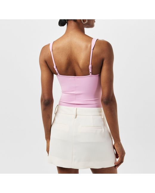 GOOD AMERICAN Pink Sweetheart Bodysuit