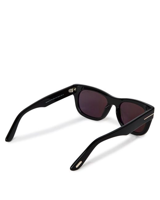 Tom Ford Black Marshall Rectangle Sunglasses for men