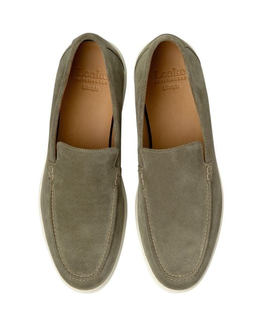 Loake Blue Tuscany Loafers for men