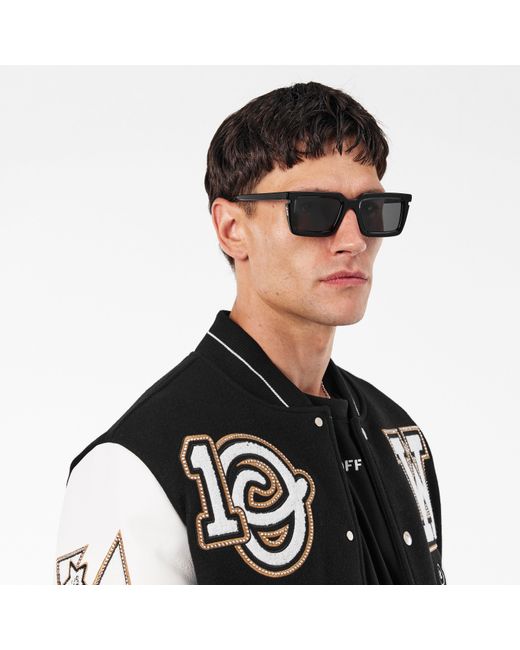 Off-White c/o Virgil Abloh Gray Uv Protection Square Sunglasses