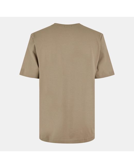 Boss Natural Oversized Tchup T-Shirt With Logo Detail for men