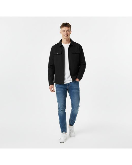 Jack Wills Black Shire Utility Overshirt for men