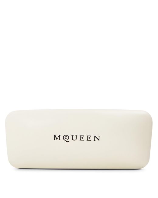 McQueen Gray Rectangle Sunglasses for men