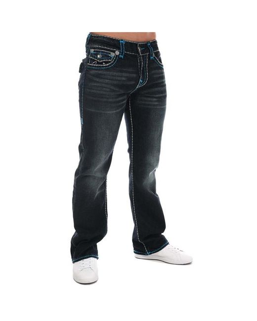 True Religion Blue Billy Flap Super T Jeans for men