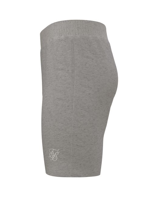Siksilk Gray Cargo Shorts for men