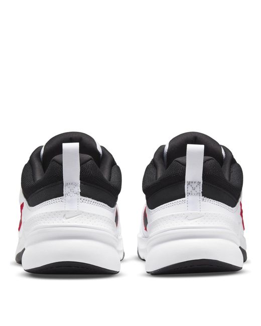 Nike White Defy All Day Training Shoe for men