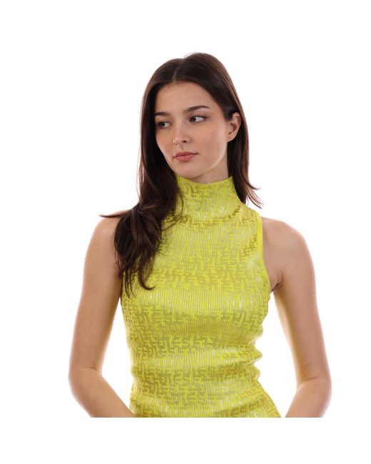 DIESEL Yellow Egeo Maglia Knitted Top
