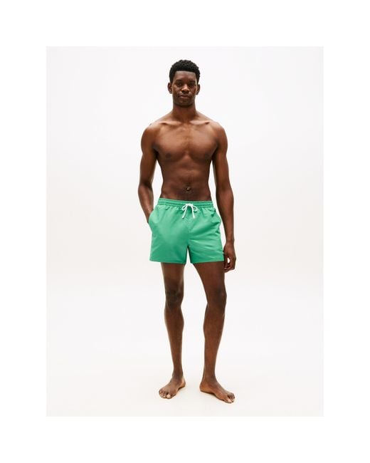 Tommy Hilfiger Green Tj Medium Drawstring Swim Shorts for men