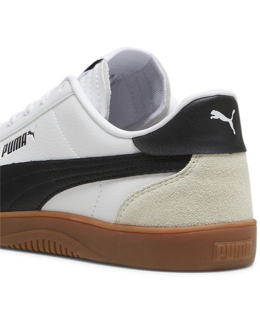 PUMA White Low-Top Trainers