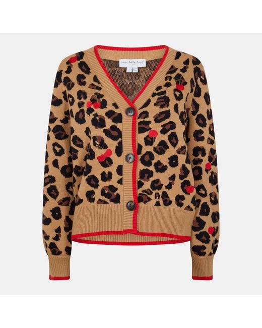 Never Fully Dressed Brown Cherry Cadrie Cardigan