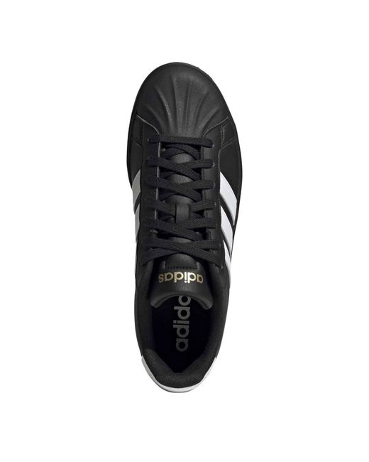 Adidas Black Street Talk Low-Top Trainers for men