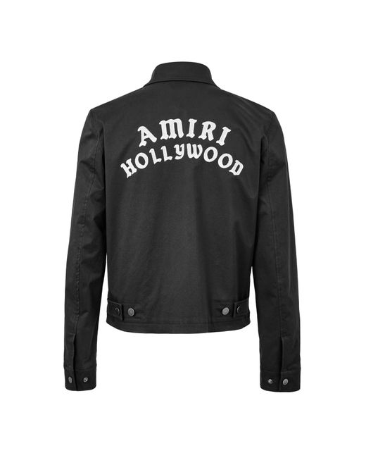 Amiri Black Harrington Jacket for men